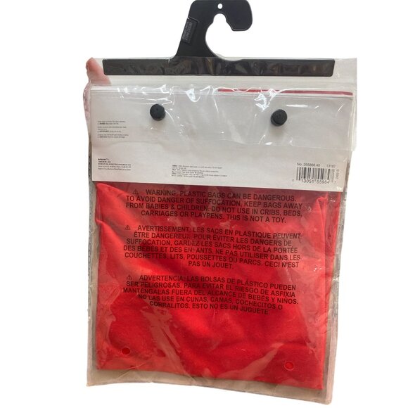 Red Polyester Cape For Kids & Adults Costume Accessory 30 Inches - Picture 3 of 4